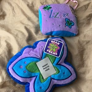 Butterfly pillow frame & sleeper door hanger